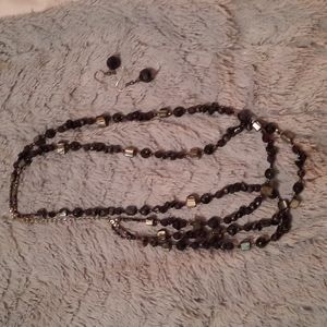 NECKLACE and earrings set